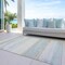 Homeroots 10' X 14' Ivory Abstract Washable Indoor Outdoor Area Rug 608746 - alternate 4