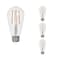 Bulbrite LED Filament 13W, Dimmable ST18, Clear Glass, E26 Base, 2700K, 1400 Lm, 4PK 862848 - alternate 1