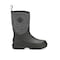 Muck Boot Co Youth Element Kids Rubber Boot, 10 in Height, Black/Heather, 8 KEL-1JER-BLK-080 - alternate 1