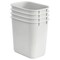 Acrimet Wastebasket, Deskside Bin, 6.75 Gallon/ 27 Quart/ 24 Liter (Plastic) (White Color), 4PK 577.5 - alternate 2