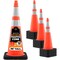 Xpose Safety 36 in Orange Traffic Cone, PVC, 12 lb Base with 6 in & 4 in Collar, DOT Approved, 12 PK OTC36-64-12L-12-X - alternate 1