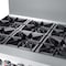 Koolmore 60 in. Commercial LP Range with 24 in. Griddle and Broiler in Stainless-Steel KM-CRGB60-LP - alternate 2