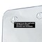 Azar Displays Clear Adjustable Letter Size, Bifold or Tri-Fold Brochure Holder with 2 Business Card Pockets, 2PK 252387-2PK - alternate 2