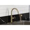 Kingston Brass Single-Handle Kitchen Faucet, Antique Brass KSD2433RNK - alternate 3