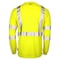 Dome75 Hi-Vis Long Sleeve Shirt, ANSI/ISEA 107-2020 Class 3, 100% Polyester Birds-Eye Mesh, MD DSL1432 - alternate 2
