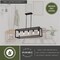 Vaxcel Pratt 5-Light Linear Chandelier, Matte Black, Farmhouse Cage, 34-In. Wide H0331 - alternate 2