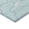 Homeroots 5' X 8' Aqua And Ivory Abstract Washable Indoor Outdoor Area Rug 601021 - alternate 2