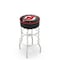 Holland Bar Stool Co 25" New Jersey Devils Cushion Seat, 2-Ring Chrome Swivel Bar Stool L7C125NJDevl - alternate 1