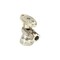 Durapro Angle Stop 1/4 Turn 3/8 in. FIP x 3/8 in. Compression, Lead Free Chrome NLT1331ARF - alternate 2