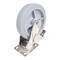 Vestil Thermoplastic Rubber Swivel With Total Brake Caster 8 In. Diameter x 2 In. Width 675 lb Gray CST-E-SS-8X2TPR-SWTB - alternate 2
