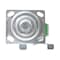Vestil Polyurethane Swivel With Brake Caster 4 In. Diameter x 2 In. Width 700 lb Green/Black CST-F34-4X2DT-SWB - alternate 3