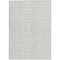 Homeroots 8' X 10' Ivory And Beige Striped Washable Indoor Outdoor Area Rug 583435 - alternate 2