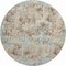 Homeroots 8' Midnight Ivory And Beige Round Abstract Washable Indoor Outdoor Area Rug 643579 - alternate 1
