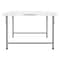 Flash Furniture Paige 30x60 Kid's Granite White Bi-Fold Plastic Folding Table with Carrying Handle RB-3060FH-KID-WH-GG - alternate 3