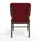 Flash Furniture 18.5"W Burgundy Fabric Church Chair w/ Book Rack, 4PK 4-XU-CH-60096-BY-BAS-GG - alternate 4