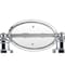 Jonathan Y Beverly 15" 2-Light Iron/Seeded Glass Classic Cottage LED Vanity Light, Chrome JYL7531A - alternate 2