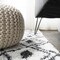Jonathan Y Caimari Moroccan Diamond Shag White/Gray 2 ft. x 8 ft. Runner Rug MOH412A-28 - alternate 3