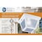 Boston Harbor 6276WH-3L Porch Light, 120 V, 60 W, Steel Fixture, White Fixture 6276WH3L - alternate 2