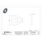 Zoro Select Flat Washer, Fits Bolt Size No. 12, Steel, Not Graded, Zinc Plated Finish, 40 PK U38205.021.0001 - alternate 4