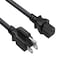 Sanoxy 2 PACK  1ft 16 AWG Universal Power Cord IEC320 C13 to NEMA 5-15P SNX-CBL-LDR-PW115-1201 - alternate 1