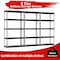 Shuntong Atlas 5-Tier 30 in.W x 12 in.D x 60 in.H Heavy Duty Storage Shelving Load 2000 Lbs, Laminated Board, Dark Grey ATB-D30-12-60-5B - alternate 4