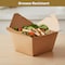 Eco Harmony Products Kraft Paper Take-Out Boxes, PFAS-Free, Recyclable, 8.4" x 6.3" x 1.9", 200PK 804583 - alternate 4