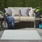 Homeroots 3' X 5' Aqua And Ivory Geometric Indoor Outdoor Area Rug 554726 - alternate 5