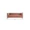 Homeroots 85" Blush Velvet Wood Sofa 543929 - alternate 3