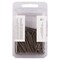 Prosource Panel Nail, 15D, 1-5/8 in L, Steel, Painted, Flat Head, Ring Shank, Dark Oak, 171 lb NTP-091-PS - alternate 1