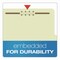 Pendaflex Pressboard Top Tab Folders, 2/5-Cut Tab, Exp 2.5", 2 Dividers, 6 Fasteners, Legal, Light Green, 10PK 17176EE - alternate 2