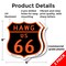 Signmission Hawg Us 66, 6 inch X 6 inch, Plastic Sign, 2PK SHI-P-2PACK-6-478 - alternate 3