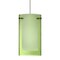 Besa Lighting Pahu 4 Cord Pendant, Trans. Olive/Opal, Satin Nickel Finish, 1x35W Halogen 1XT-L44007-SN - alternate 1
