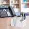 Acrimet Desktop Organizer Pencil, Pen, Paper, Clip, Caddy Holder (Plastic) (Paper Included) (White Color) 954.BO - alternate 2