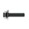 Zoro Select Not Graded, M10-1.50 Serrated Flange Bolt, Plain Stainless Steel, 35 mm L, 5 PK 31-MFH-10-35 - alternate 2