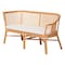 Bali & Pari Adede 2-Piece Natural Rattan Dining Nook Bench Set 261-14186-14187-ZORO - alternate 2