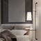Jonathan Y Andre 11.5" 1-Light Contemporary Industrial Iron Plug-In w/Adjustable White Marble Table LED Sconce,  JYL1304A - alternate 2