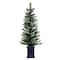 Celebrations 4 ft. Full LED 50 ct Mixed Pine Potted Color Changing Christmas Tree 24-01013A - alternate 1