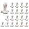 Mytee Products 500 Pcs 11in White Ball Bungee Cords for Tarp Tie Down - 5 MM Thick, 20PK BUNGEE-BALL11-WHITEx20 - alternate 1