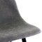 Elama Faux Leather Bar Stool in Gray with Black Legs ELM-605-GRY - alternate 2