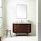 James Martin Vanities Amberly 48'' S Vanity, Mid-Century Walnut w/ Victorian Sil Top w/FreePower Wireless Charger 670-V48-WLT-FVSL - alternate 3