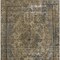 Homeroots 5' X 8' Brown And Denim Blue Medallion Washable Indoor Outdoor Area Rug 616047 - alternate 3