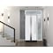 Vdomdoors Steel Door Deux 1744 Natural Oak Sidelight and Transom White Window Stainless Inserts Single Modern DEUX1744EXD-OAKW-W36+14xH80+16-RH-O - alternate 2