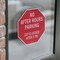 Signmission No After Hours Parking Lot Is Locke, 4 inch X 4 inch, Vinyl Decal, 2PK OC-D-2PACK-4-118 - alternate 2