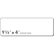Pres-A-Ply White Labels, 1-1/3"x4", Permanent, PK1400 6793330602 - alternate 2