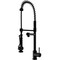 Vigo Zurich Single Handle Pull-Down Sprayer Kitchen Faucet in Matte Black VG02007MB - alternate 2