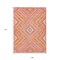 Homeroots 9' X 12' Coral Pink And Ivory Tribal Washable Indoor Outdoor Area Rug 598116 - alternate 2