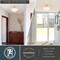 Vaxcel Eastgate 12-in Satin Nickel Schoolhouse Semi-Flush Ceiling Light with Frosted Opal Glass C0352 - alternate 2