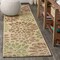 Jonathan Y Zinnia Modern Floral Textured Weave Sage/Brown 2 ft. x 10 ft. Indoor/Outdoor Runner Rug SMB110A-210 - alternate 1