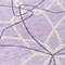 Homeroots 8' Lavender And Ivory Round Geometric Washable Indoor Outdoor Area Rug 613015 - alternate 2