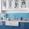 Apollo Tile Sapphire Blue 0.6 in x 12 in Glass Glossy Pencil Liner Tile Trim 0.5 sqft/case, 10PK T88042-15A - alternate 2